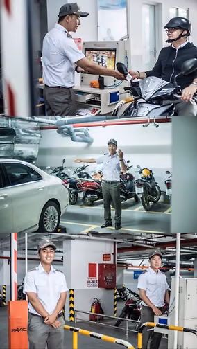 CẦN GẤP Nhân viên Giữ Xe Tại Q1,2,7,8 NHẬN LƯƠNG TUẦN