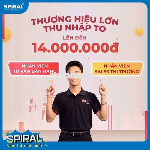 LG VĨNH PHÚC - NHÂN VIÊN TƯ VẤN BÁN HÀNG ĐIỆN MÁY