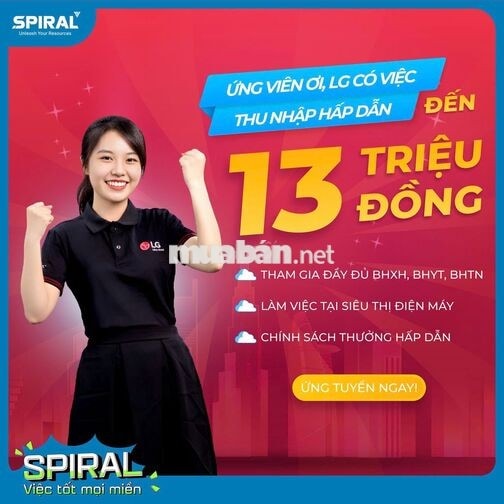  LG YÊN BÁI - TUYỂN DỤNG NHÂN VIÊN TƯ VẤN BÁN HÀNG
