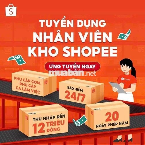 [CẦN GIỜ] SPX EXPRESS - NHÂN VIÊN BƯU CỤC (SHOPEE)