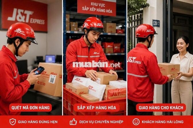 [J&T Q7] SHIPPER GIAO HÀNG - THU NHẬP RỘN RÀNG 📦