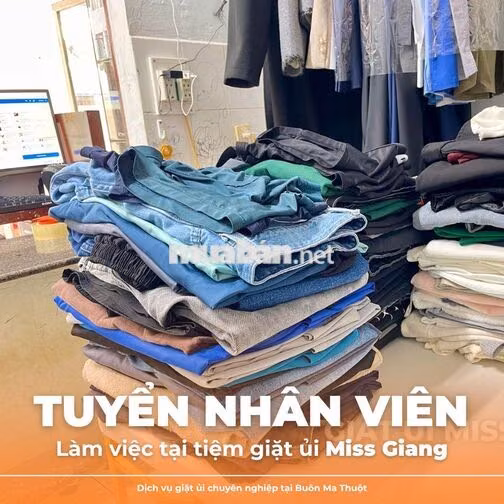 TUYỂN NHÂN VIÊN GẤP QUẦN ÁO LÀM VIỆC LÂU DÀI