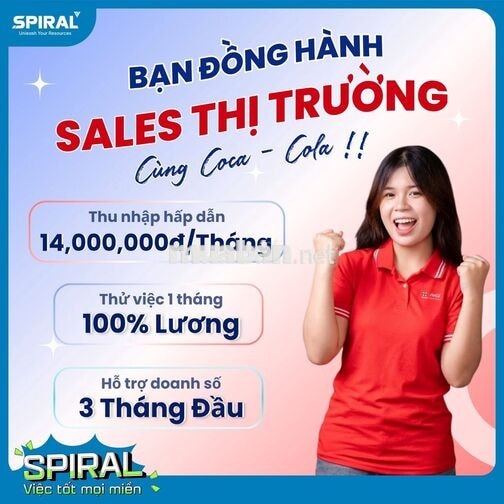 🥤 [LIÊN CHIỂU] COCA-COLA TUYỂN SALES THỊ TRƯỜNG
