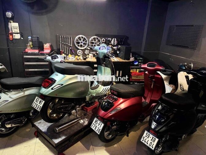 cần tìm 5 ae thợ dọn vespa piaggio