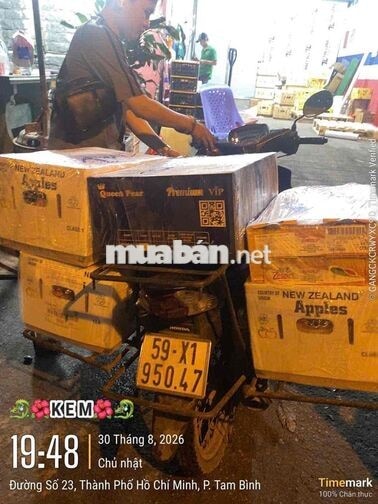 TUYỂN NHÂN VIÊN GIAO HÀNG TRÁI CÂY