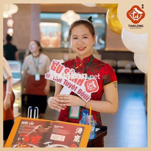 Q6 KHAI TRƯƠNG - TUYỂN 20 PHỤC VỤ LỄ TÂN PHA CHẾ