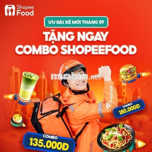 [HÀ NỘI] TUYỂN DỤNG TÀI XẾ SHOPEEFOOD THÁNG 08