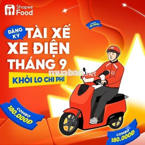 [HÀ NỘI] TUYỂN DỤNG TÀI XẾ SHOPEEFOOD THÁNG 08