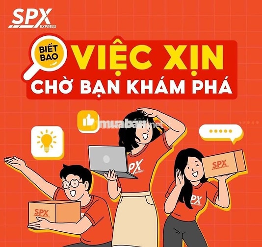 [BÌNH CHÁNH] SPX EXPRESS TUYỂN SHIPPER GIAO HÀNG