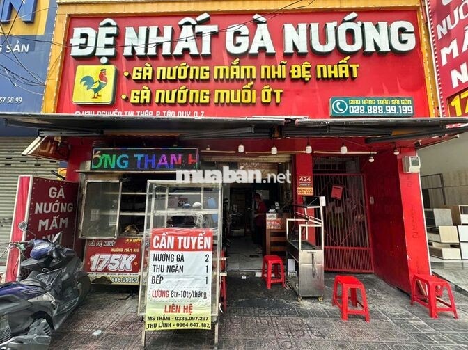 Gà Nướng Đệ Nhất Tuyển NV Bao ăn ở Q7