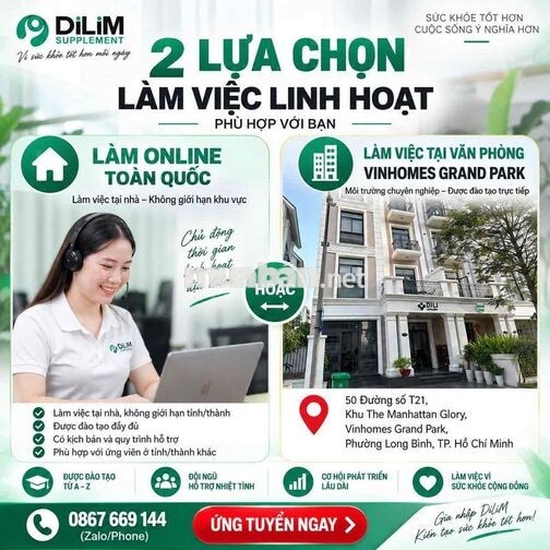 Telesales – Thực phẩm bổ sung Nhật Bản | Làm việc