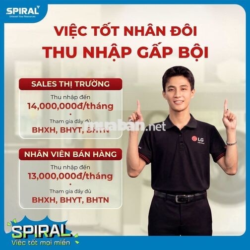 [BÌNH PHƯỚC] NHÂN VIÊN TƯ VẤN BÁN HÀNG LG