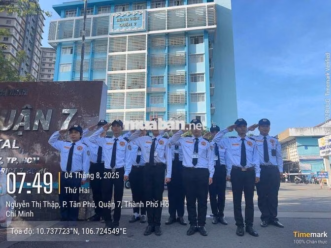 Tuyển bảo vệ bệnh viện Đa khoa Nguyễn Thị Thập. Q7