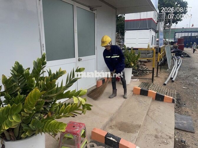 Tuyển công nhật dọn dẹp , vệ sinh công trường