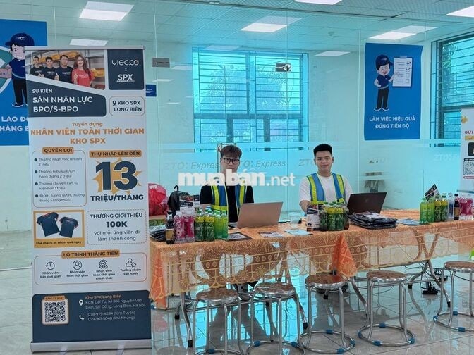 [VIEC.CO] TUYỂN NAM NỮ THỜI VỤ PHỤ KHO KCN ĐÀI TƯ