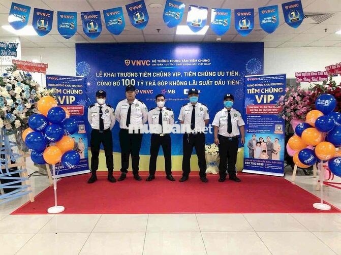 NDS tuyển bảo vệ khu vực Quận 1-4-7