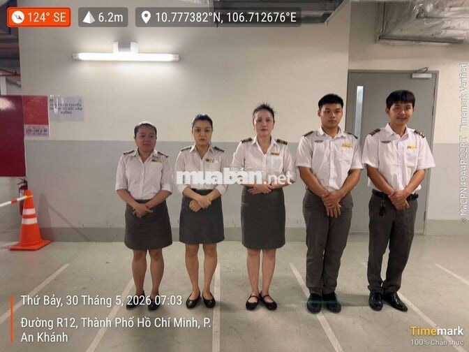 Lương tuần - Nhân viên quẹt thẻ xe/Tuần tra 