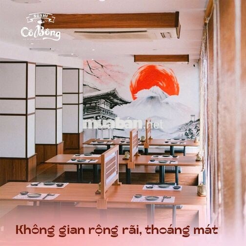 SUSHI CÔ BÔNG TÌM NHÂN VIÊN PHỤC VỤ FULLTIME