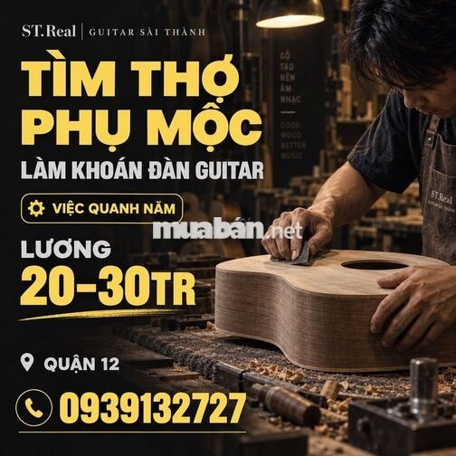 TÌM PHỤ MỘC KHOÁN SẢN PHẨM GUITAR LƯƠNG 20 TRIỆU