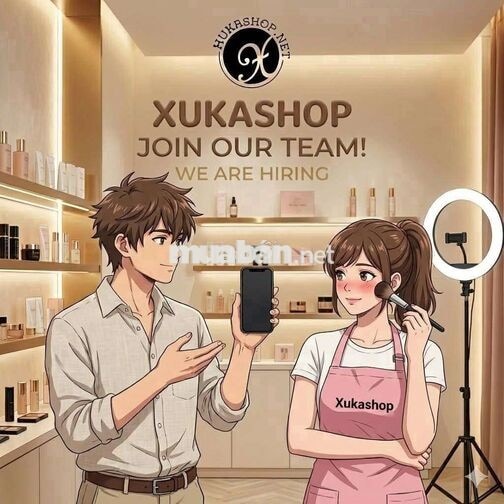 XUKASHOP: TUYỂN NAM KHO ĐÓNG HÀNG - LƯƠNG HẤP DẪN