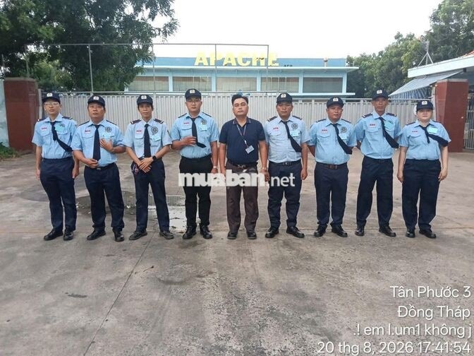TUYỂN 20 BẢO VỆ TẠI CTY APACHE - KCN LONG GIANG
