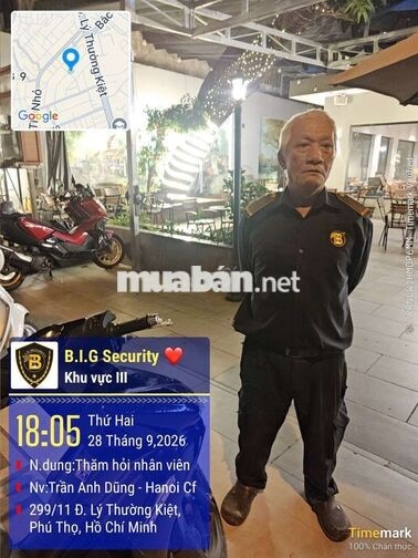 Tuyển giữ xe quán bida