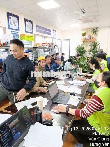 CẦN CÔNG NHÂN, LÀM CÔNG TRÌNH, KO YÊU CẦU KN