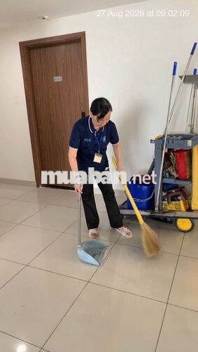 TUYỂN NHÂN VIÊN TẠP VỤ CHUNG CƯ 
