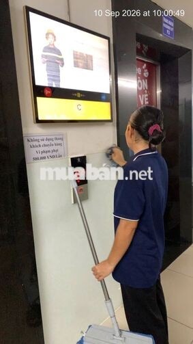 TUYỂN NHÂN VIÊN TẠP VỤ CHUNG CƯ 