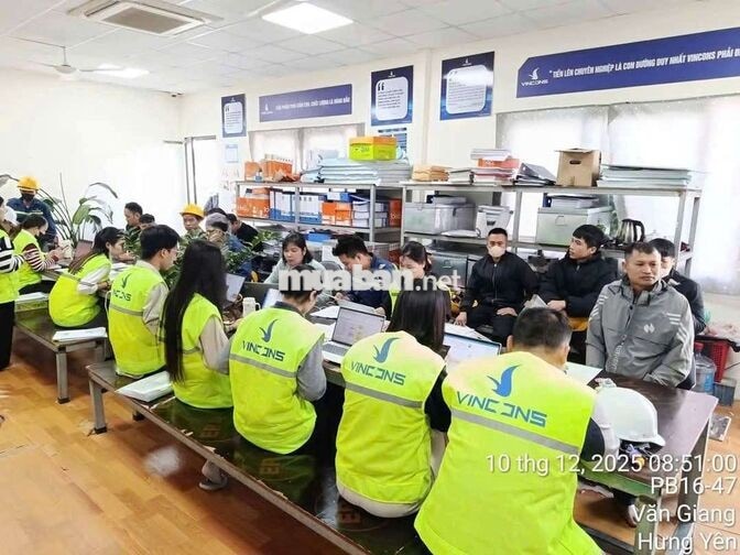 TUYỂN CÔNG NHÂN, NAM NỮ, BAO ĂN Ở, KO YÊU CẦU KN