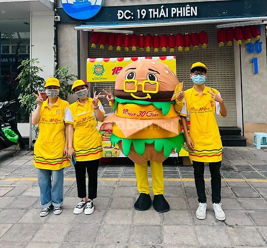 Nhân viên bán hàng ăn sáng Hệ thống 1 phút 30 giây