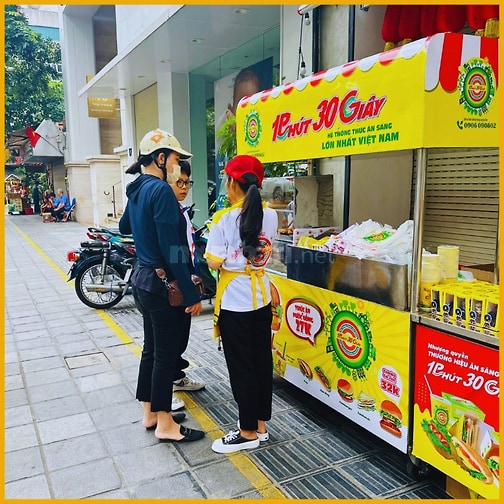 Nhân viên bán hàng ăn sáng Hệ thống 1 phút 30 giây