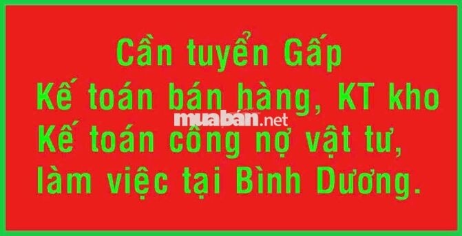 [***, LÀM NGAY] 3 KẾ TOÁN TP.HCM
