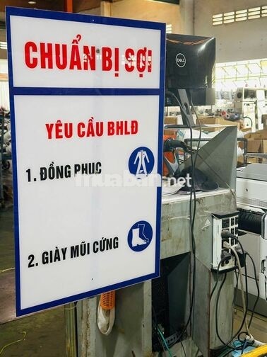 CTY SX CHỈ MAY TUYỂN CÔNG NHÂN, KO CẦN KINH NGHIỆM