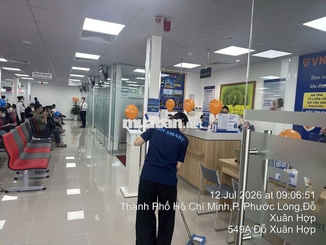 TUYỂN NHÂN VIÊN VỆ SINH TẠI VNVC ĐẢO KIM CƯƠNG