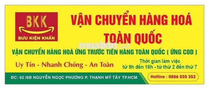 TUYỂN TÀI XẾ KIÊM NHẬN HÀNG TP.HCM