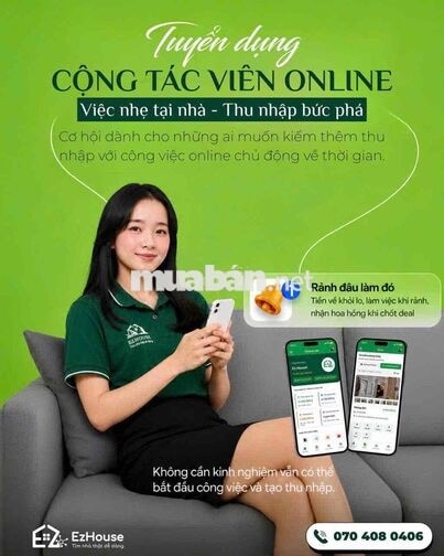 🏡EZHOUSE TUYỂN DỤNG CTV | SALE | LEADER