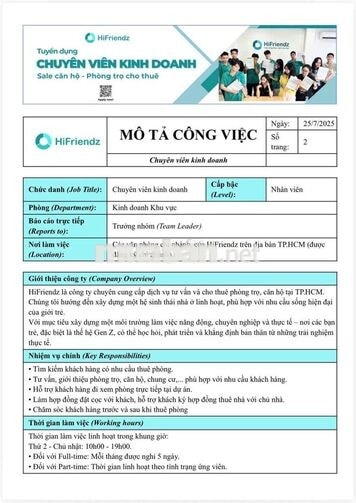 TUYỂN DỤNG CVKD MÔI TRƯỜNG LÀM VIỆC GENZ NĂNG ĐÔNG