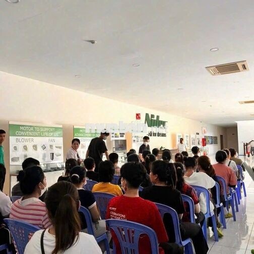 NIDEC VIỆT NAM TUYỂN LẮP RÁP 13 - 17 TRIỆU / THÁNG