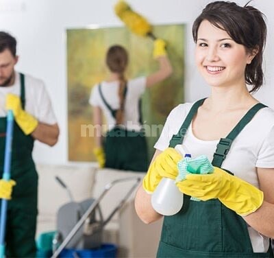 Cần gấp Chị/em: Tạp Vụ Dọn Dẹp Vệ Sinh Toà Nhà Văn Phòng ( Lương 8tr )