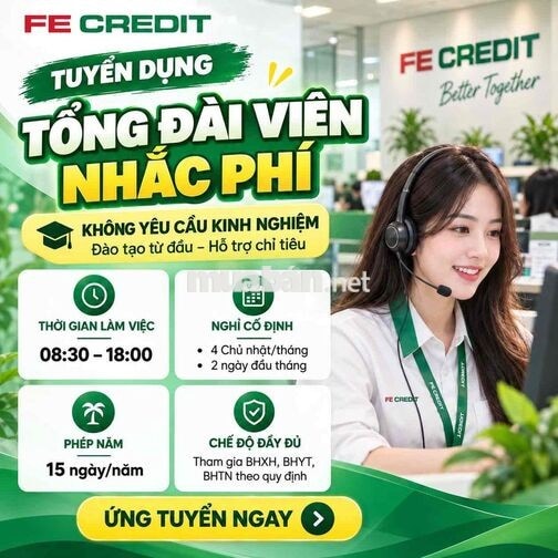 CSKH NHẮC PHÍ TRỄ HẠN SAU VAY - ĐI LÀM NGAY