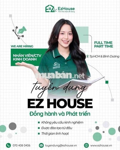 🚀 EZHOUSE QUẬN 7 TUYỂN SALE PHÒNG – CHDV 🏠